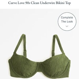 A&F Curve Love Bikini Top Size XL